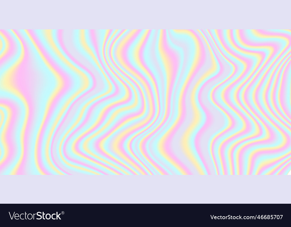 Holographic background spectrum gradient backdrop vector image Holographic background spectrum gradient backdrop