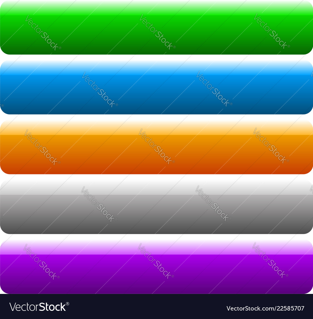 Set of banner button background horizontal