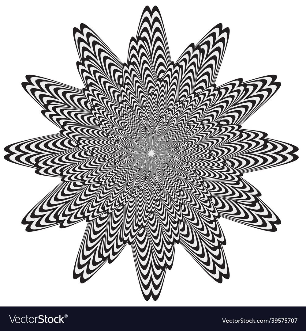 Visual of motion design element Vector Image Visual of motion design element