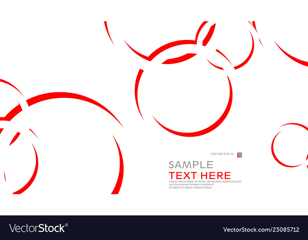 Abstract background with circles