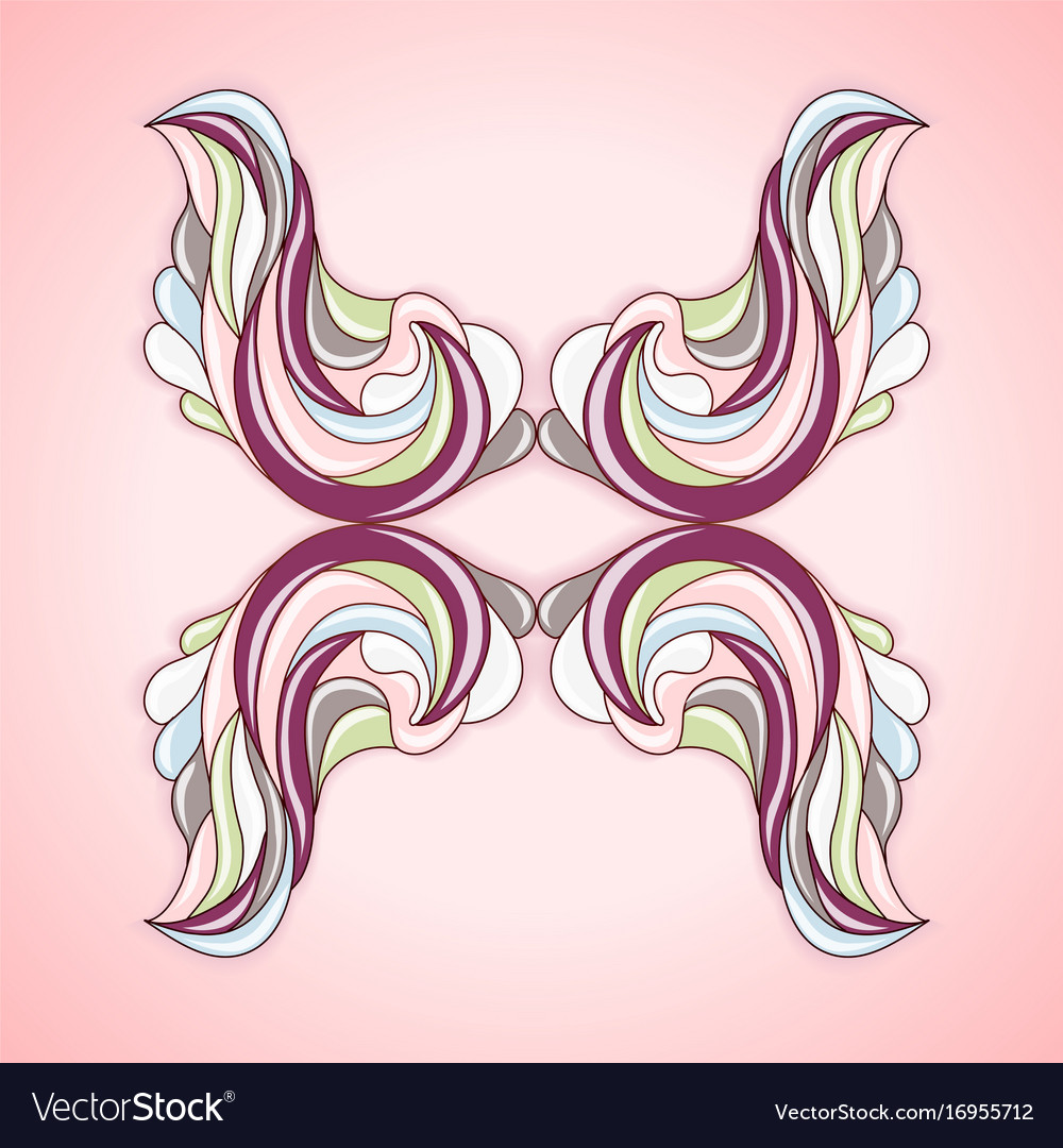 Abstract colorful frame