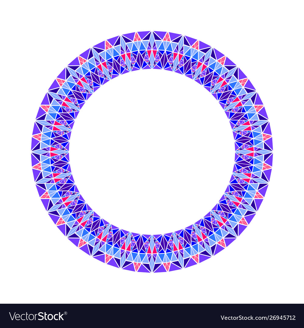 Abstract colorful geometrical triangular mosaic