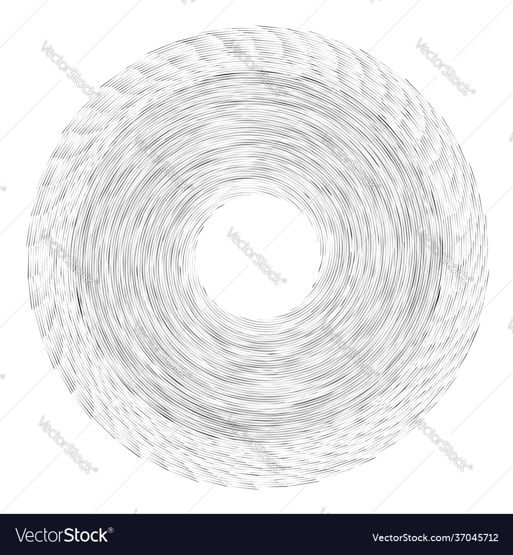 Cyclical circle helix volute element concentric Vector Image Cyclical circle helix volute element concentric