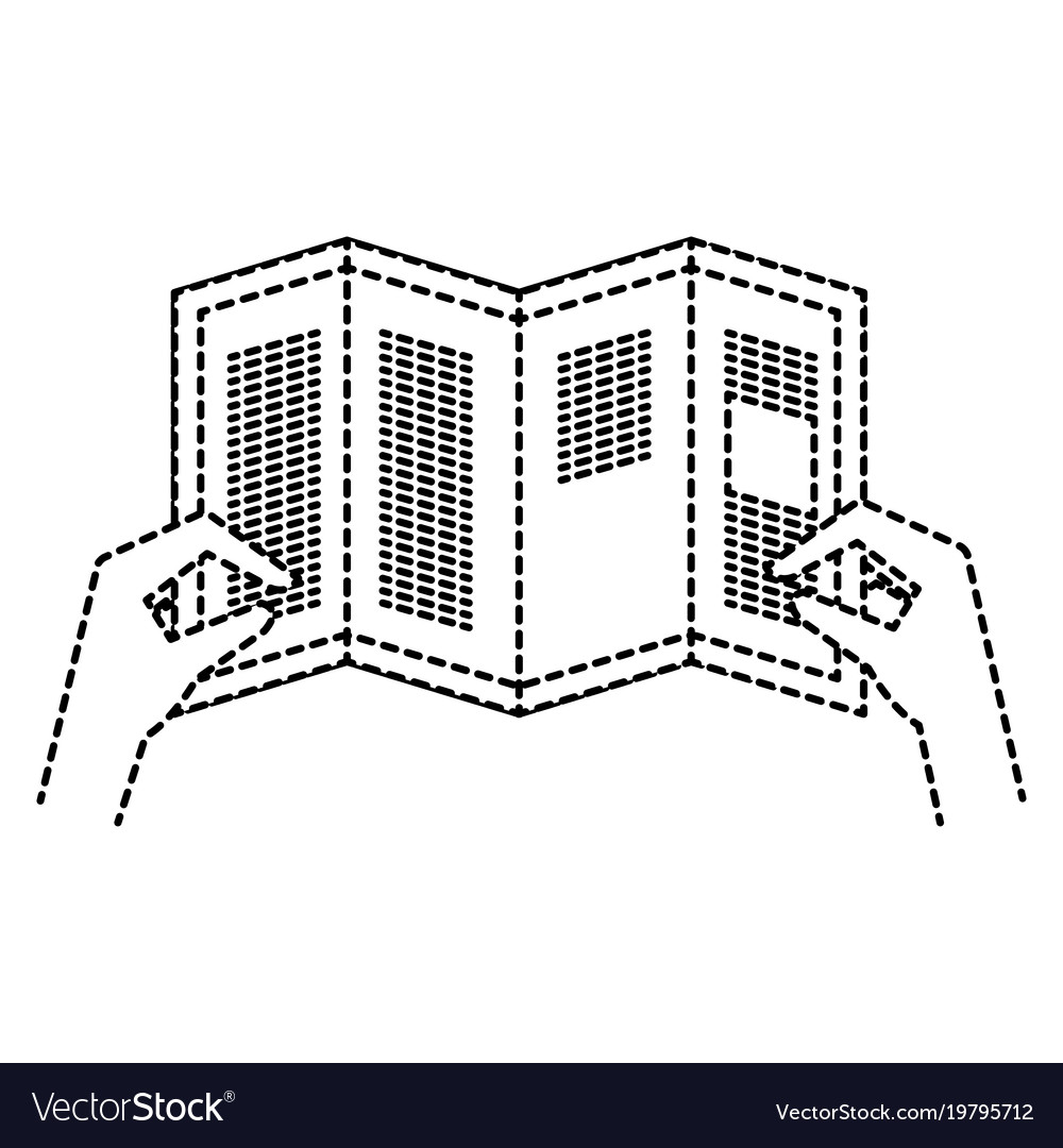 Hands with paper document