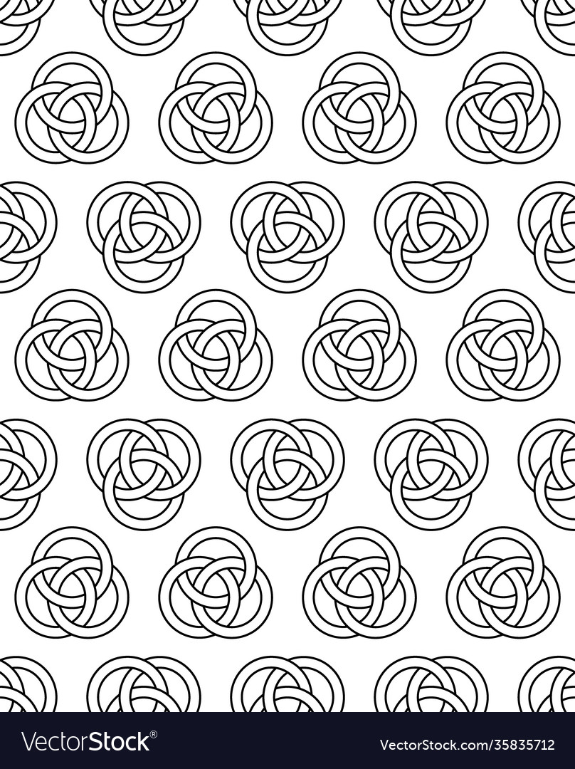 Linked circles pattern