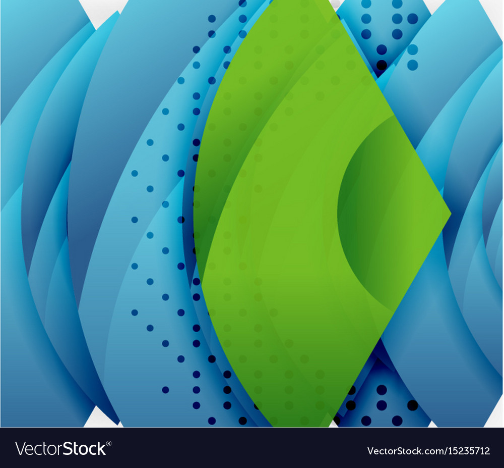 Swirl and wave 3d effect objects abstract