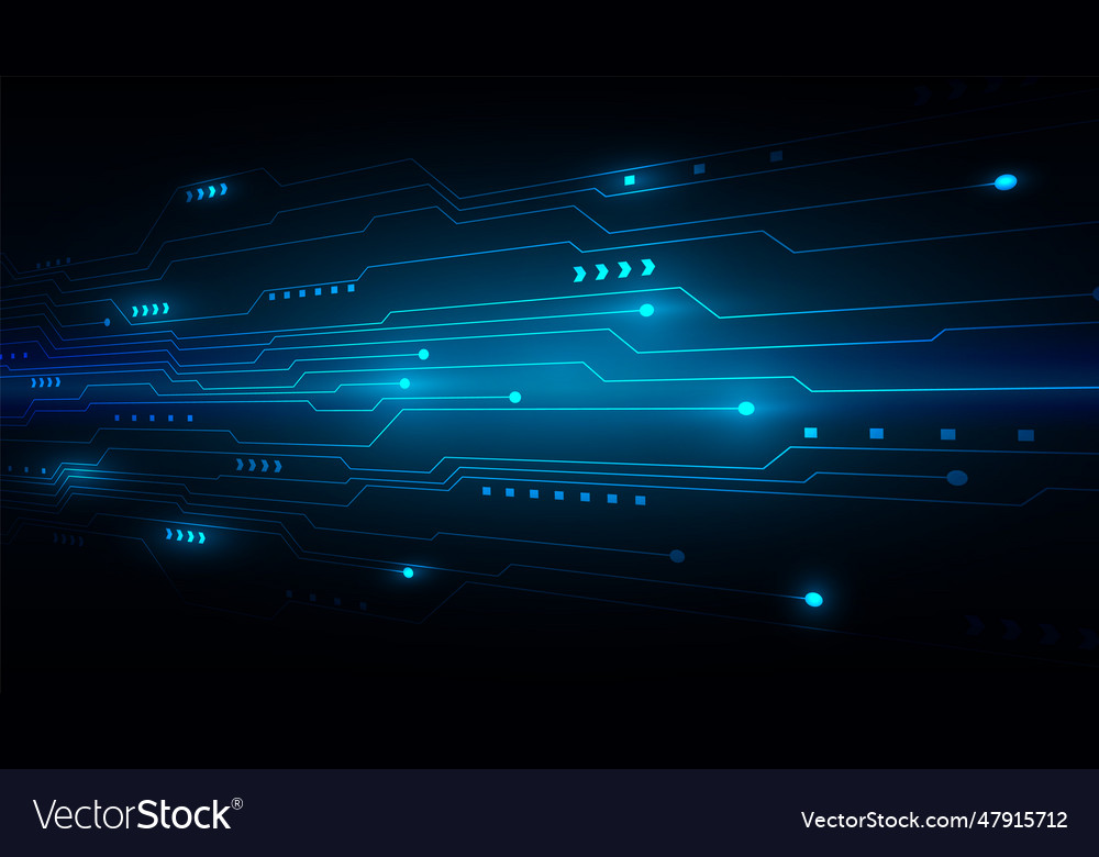 Technology background with hi-tech digital data Vector Image Technology background with hi-tech digital data
