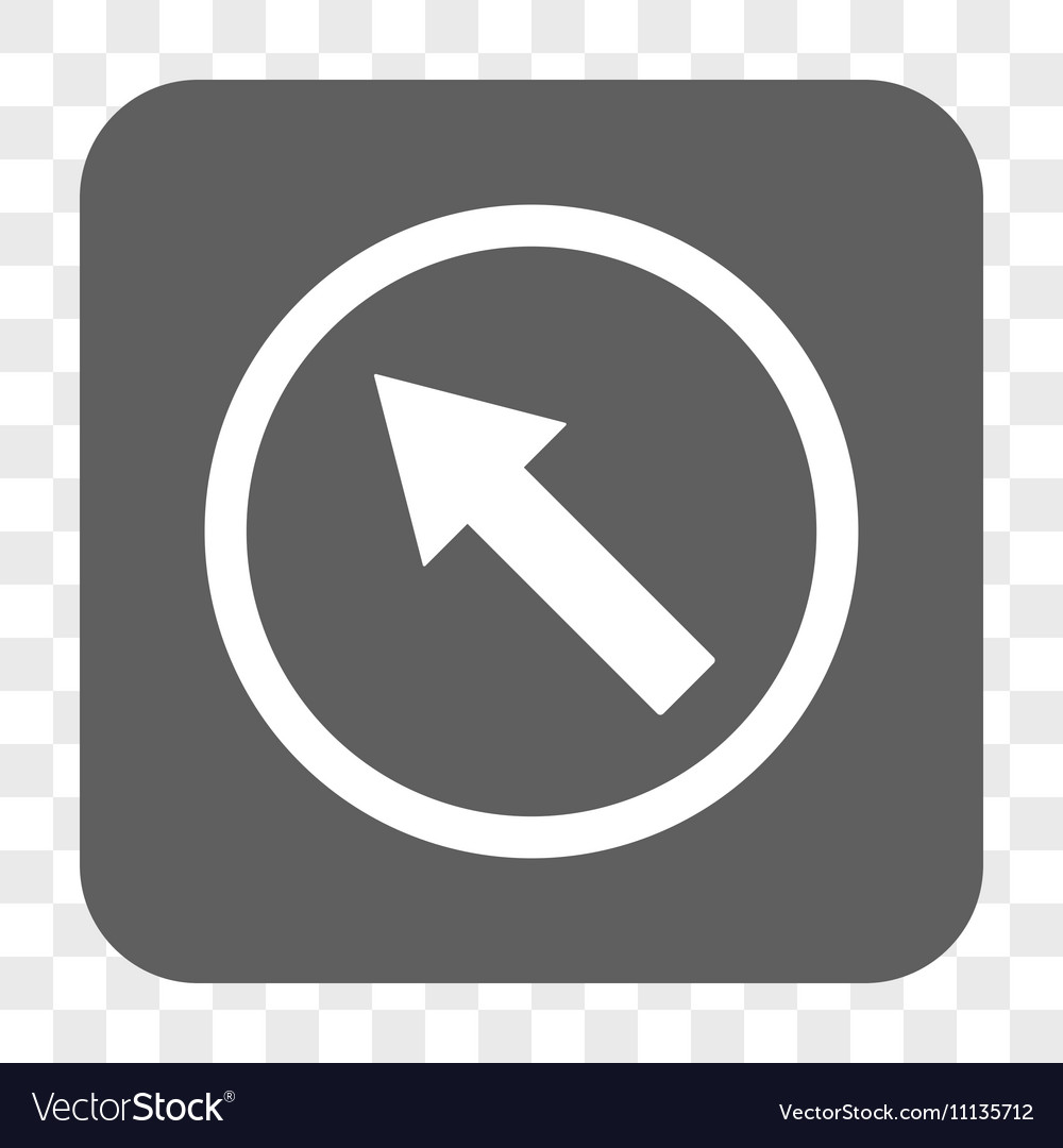 Up-left rounded arrow square button