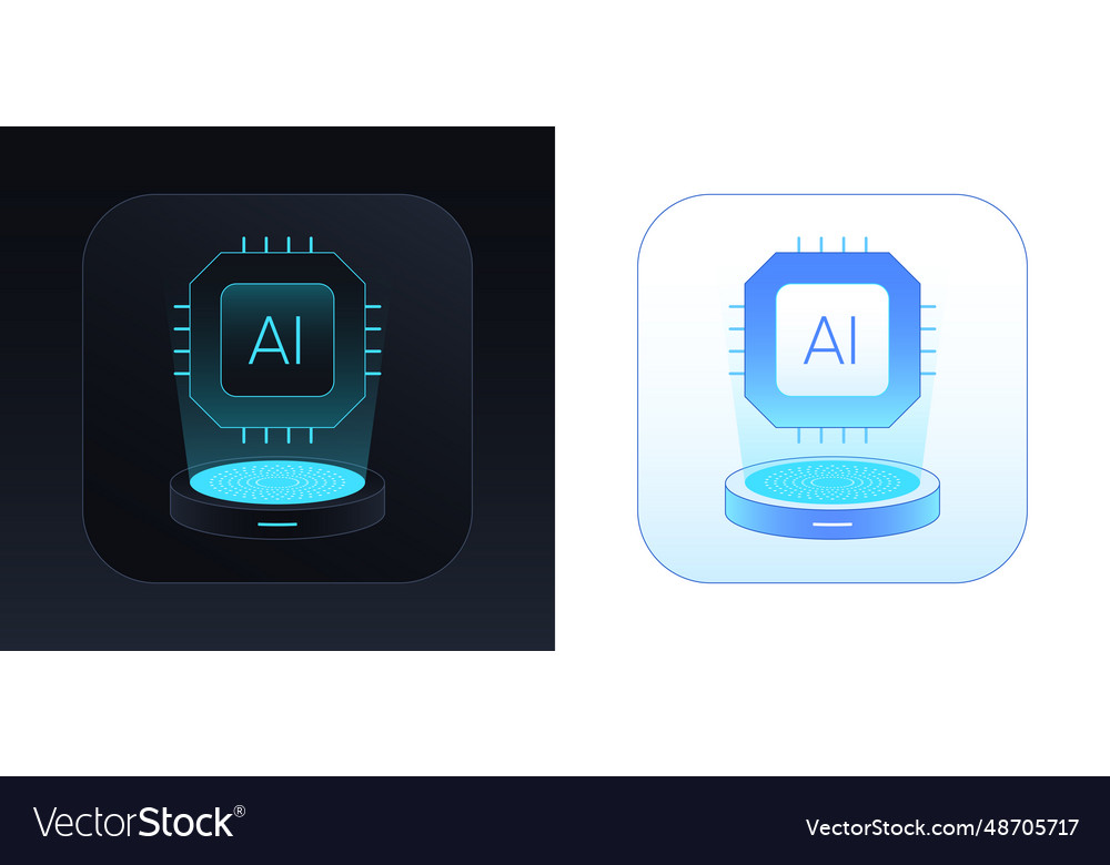 Ai core processor system integration Vector Image Ai core processor system integration