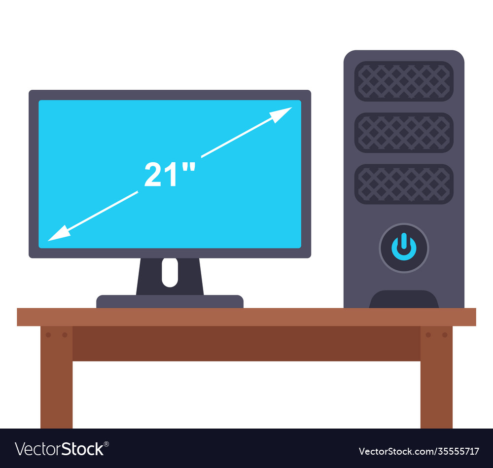 Diagonal screen monitor
