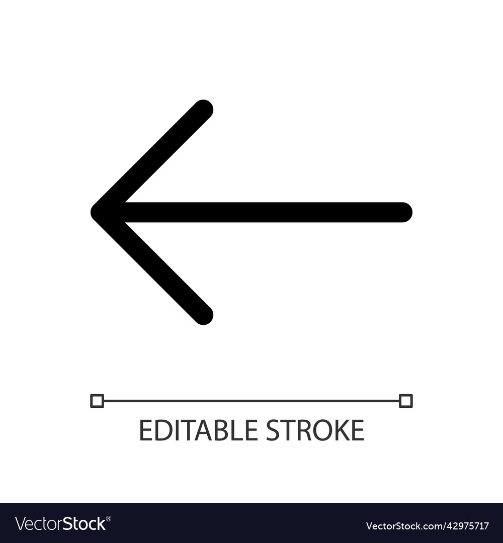 Previous file white linear ui icon vector image Previous file white linear ui icon