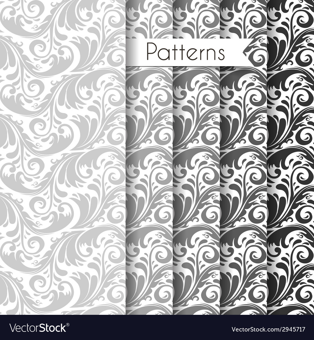 Seamless patterns set