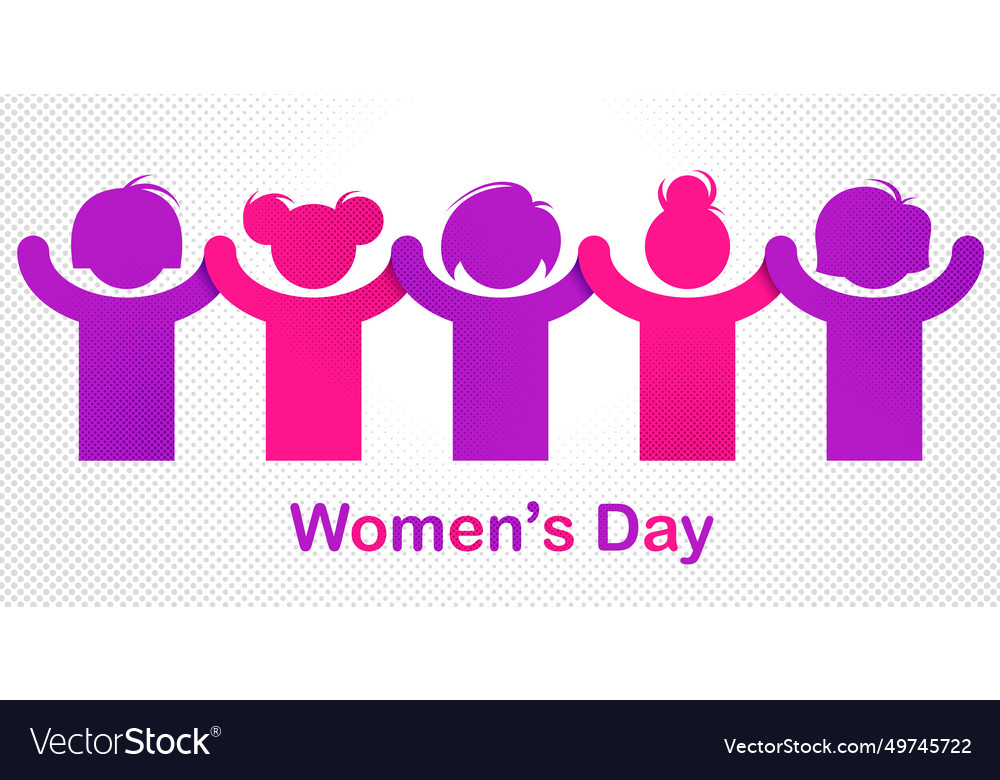 8 march women day international holiday female Vector Image 8 march women day international holiday female