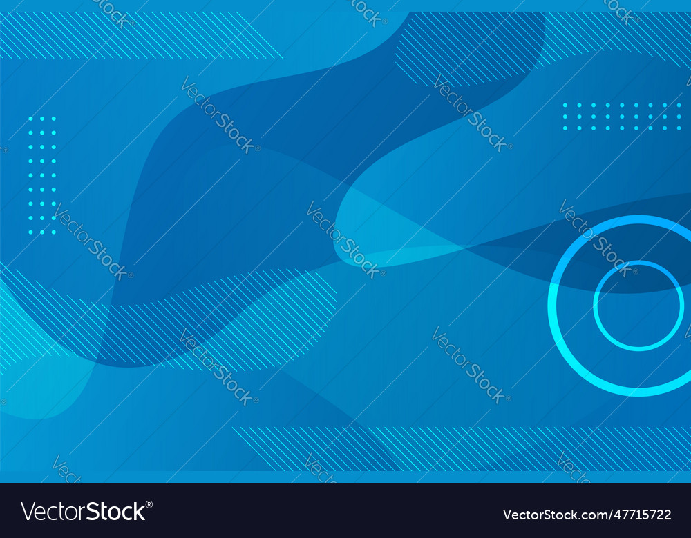 Abstract wavy shape background with geometric