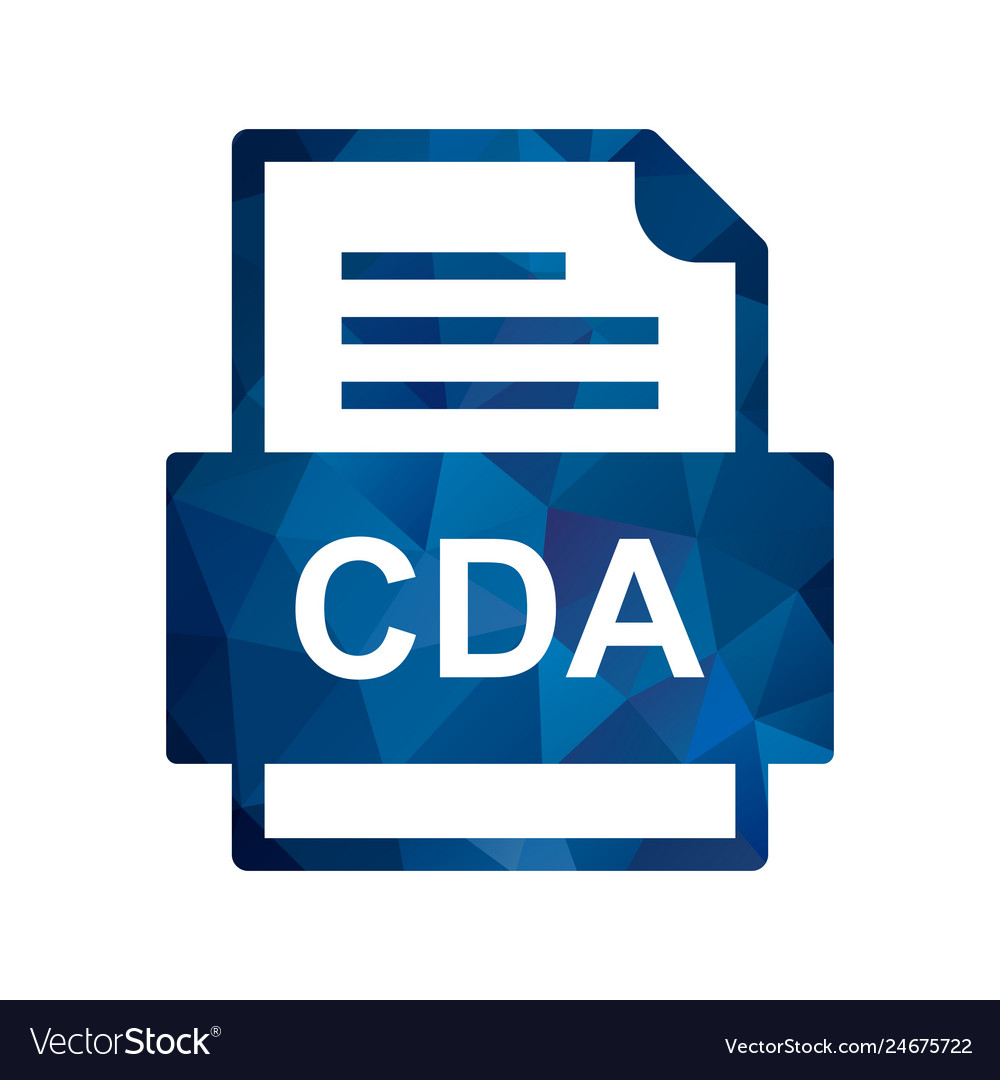 Cda file document icon