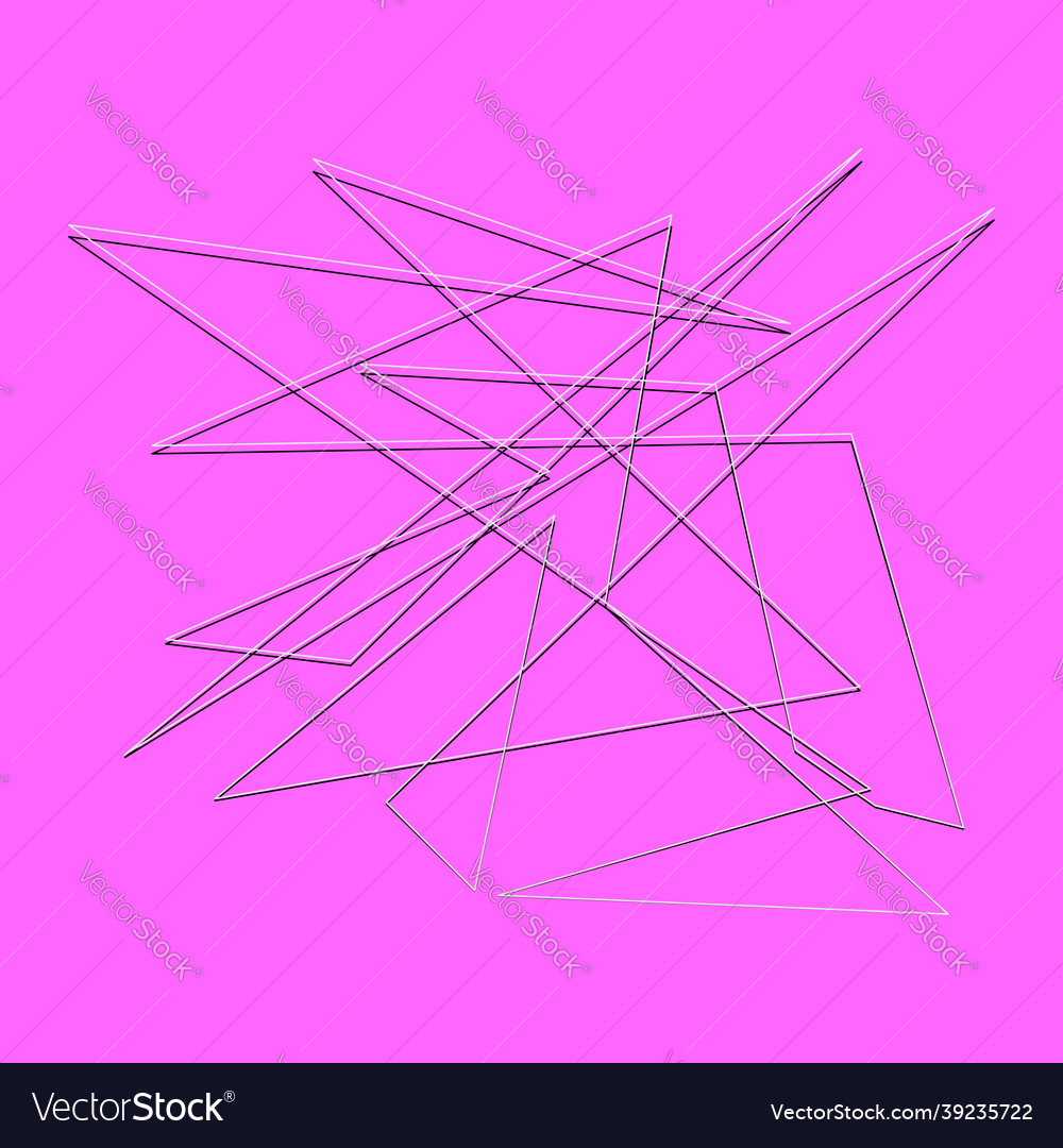 Edgy ruptured shatter splinter shape design
