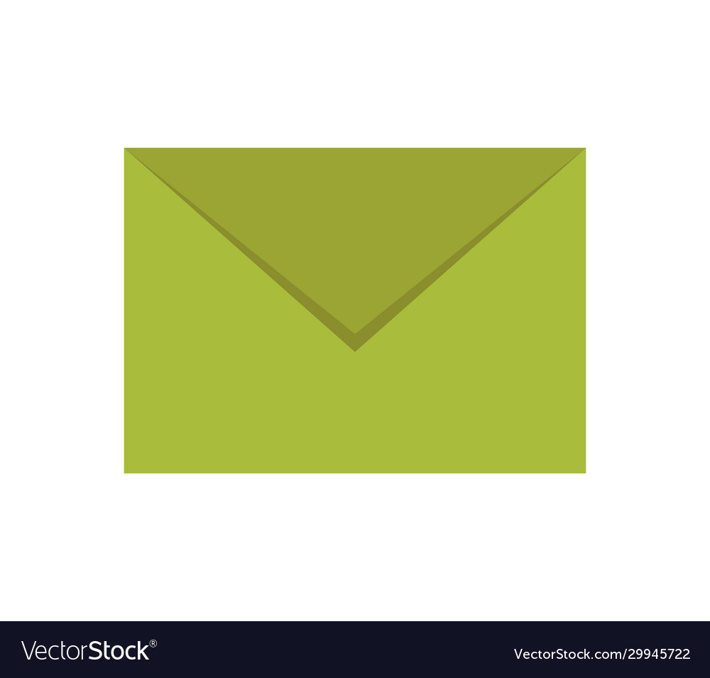 E-Mail-Symbol auf weißem Hintergrund