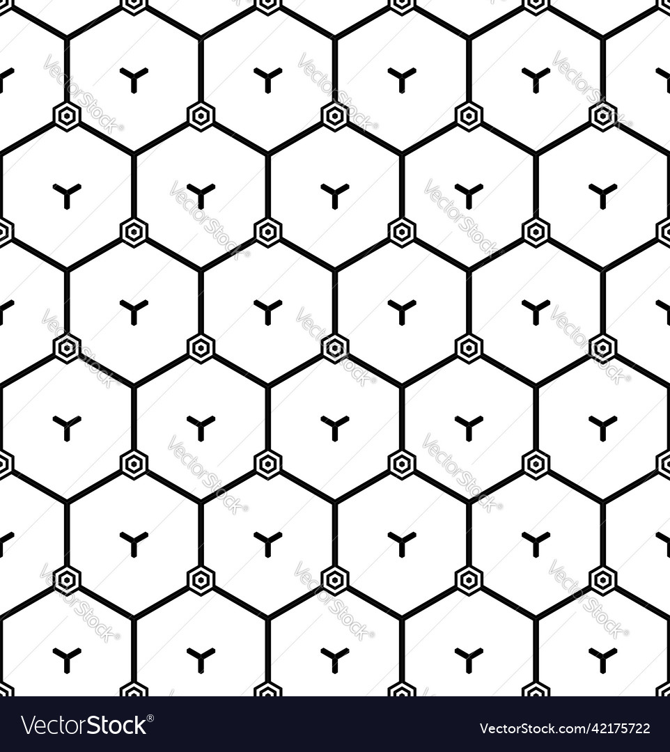 Geometric Hexagon Pattern