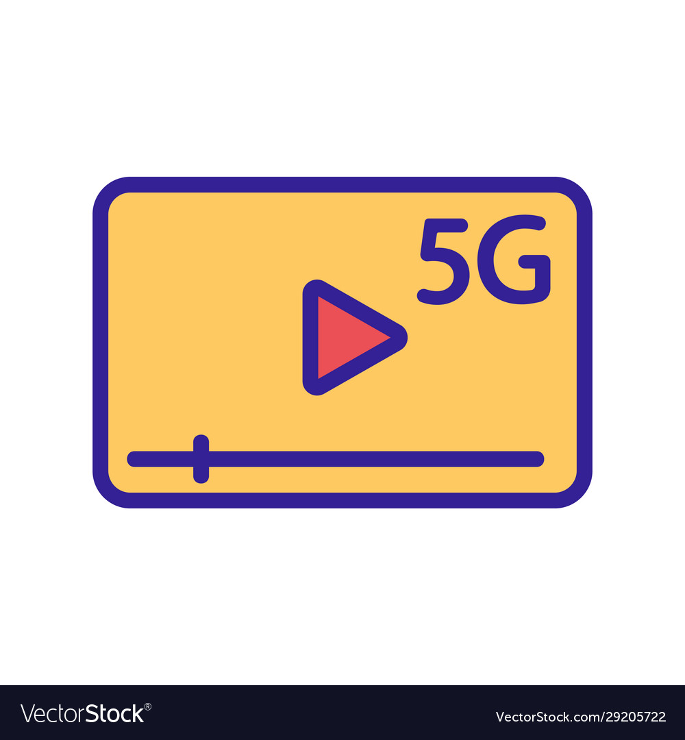 Internet and player icon isolated contour vector image Internet and player icon isolated contour