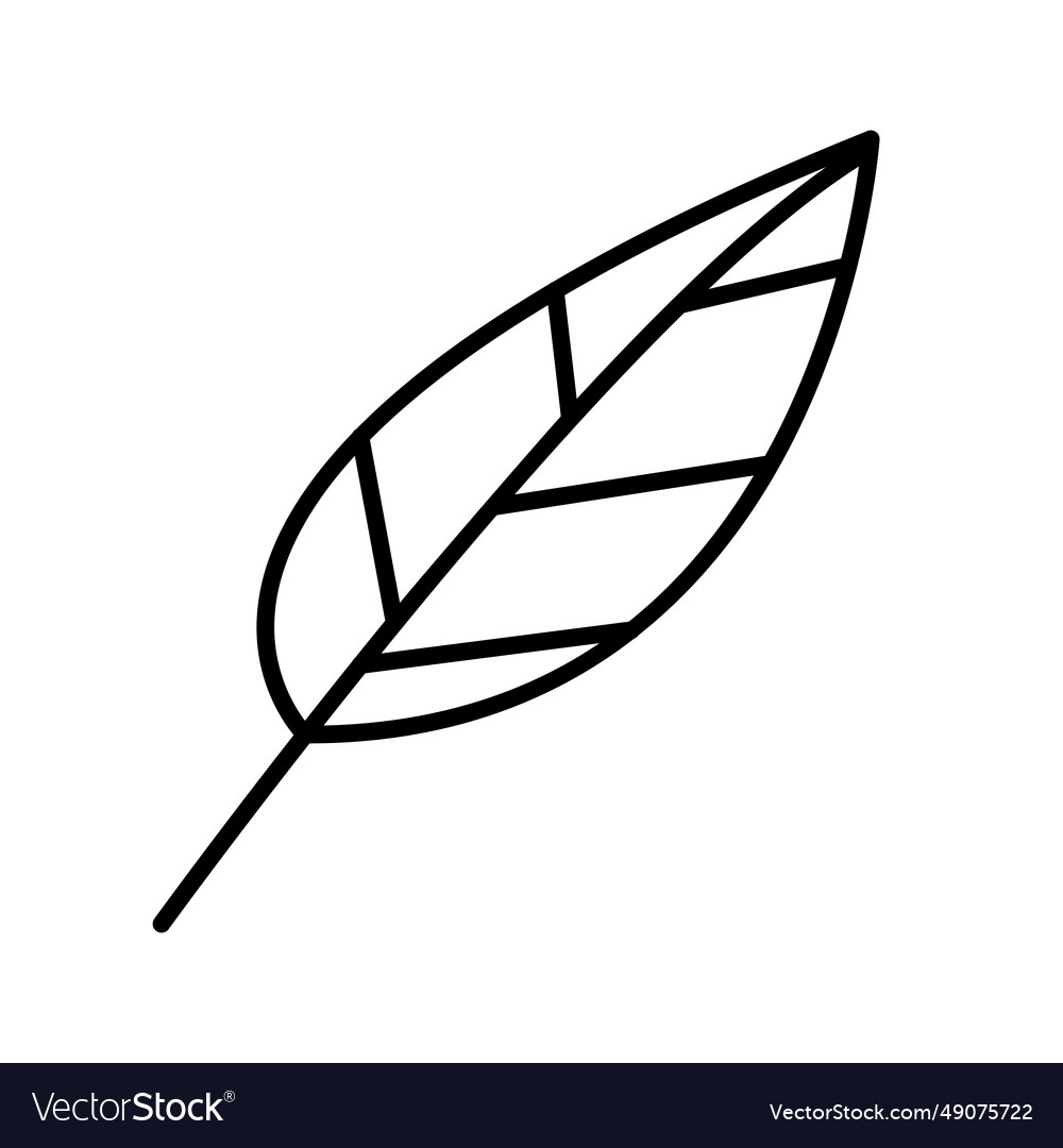 Leaf icon Royalty Free Vector Image - VectorStock