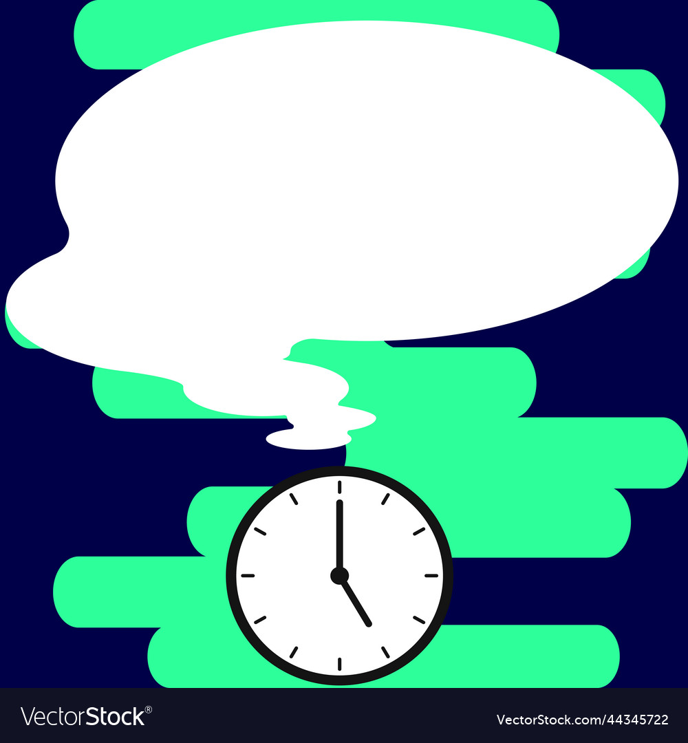 Presenter with conversation bubble showing new vector image Presenter with conversation bubble showing new