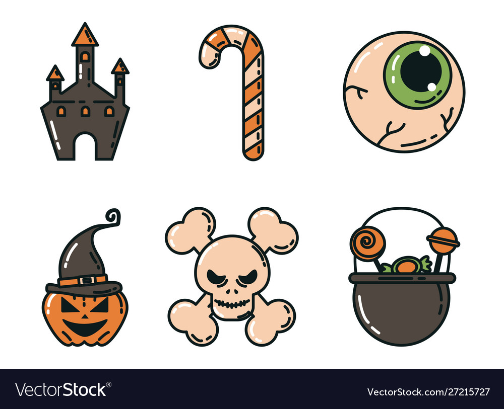 Bundle halloween icons