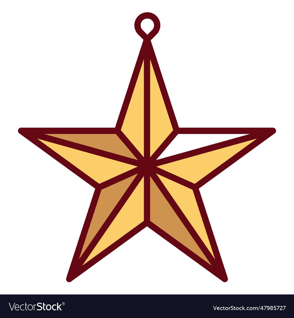 Christmas star Royalty Free Vector Image - VectorStock