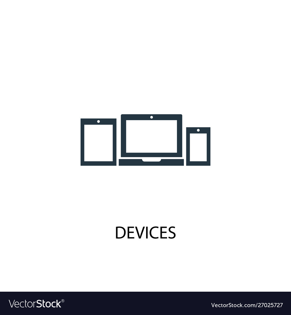 Devices icon simple element