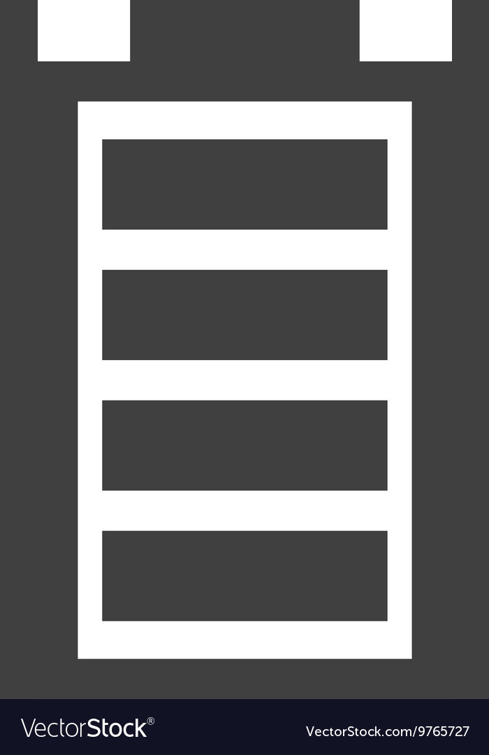 Full battery status isolated icon design