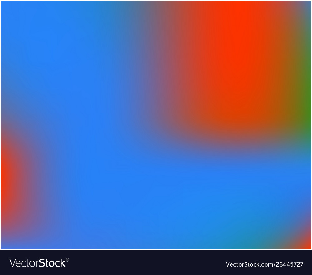 Gradient mesh painted in different colors
