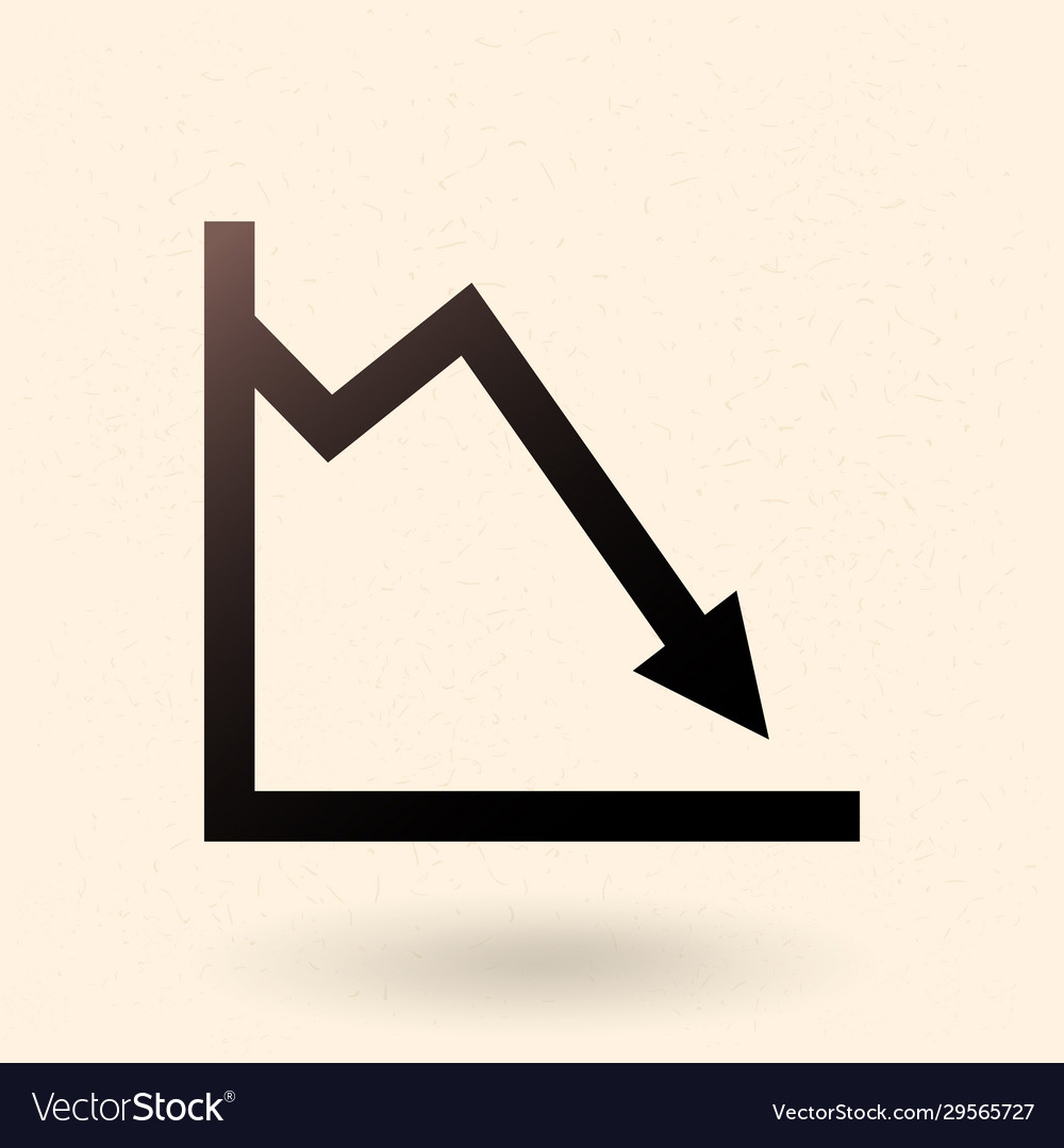 Single analytic icon - graph vector image Single analytic icon - graph