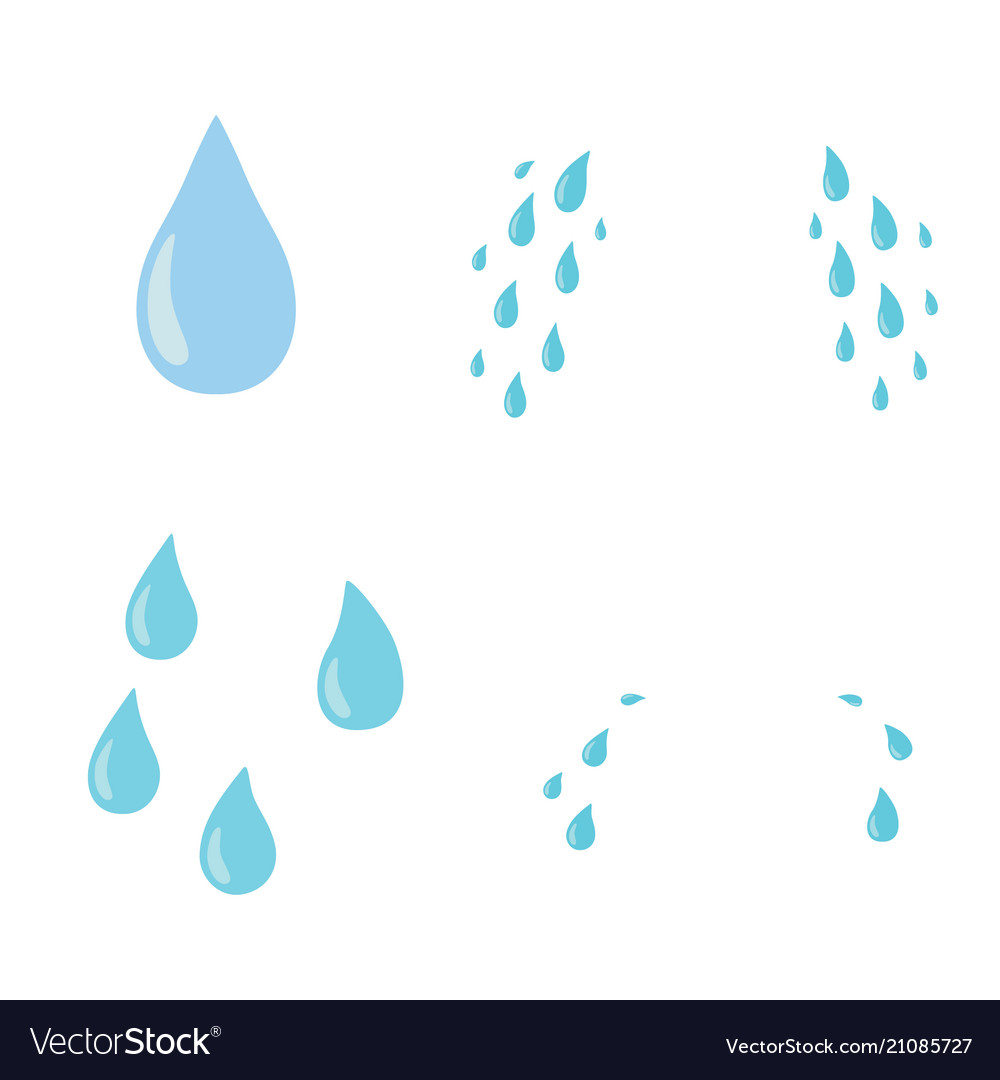 Premium Vector Cartoon tear drops icon sorrow cry streams tear