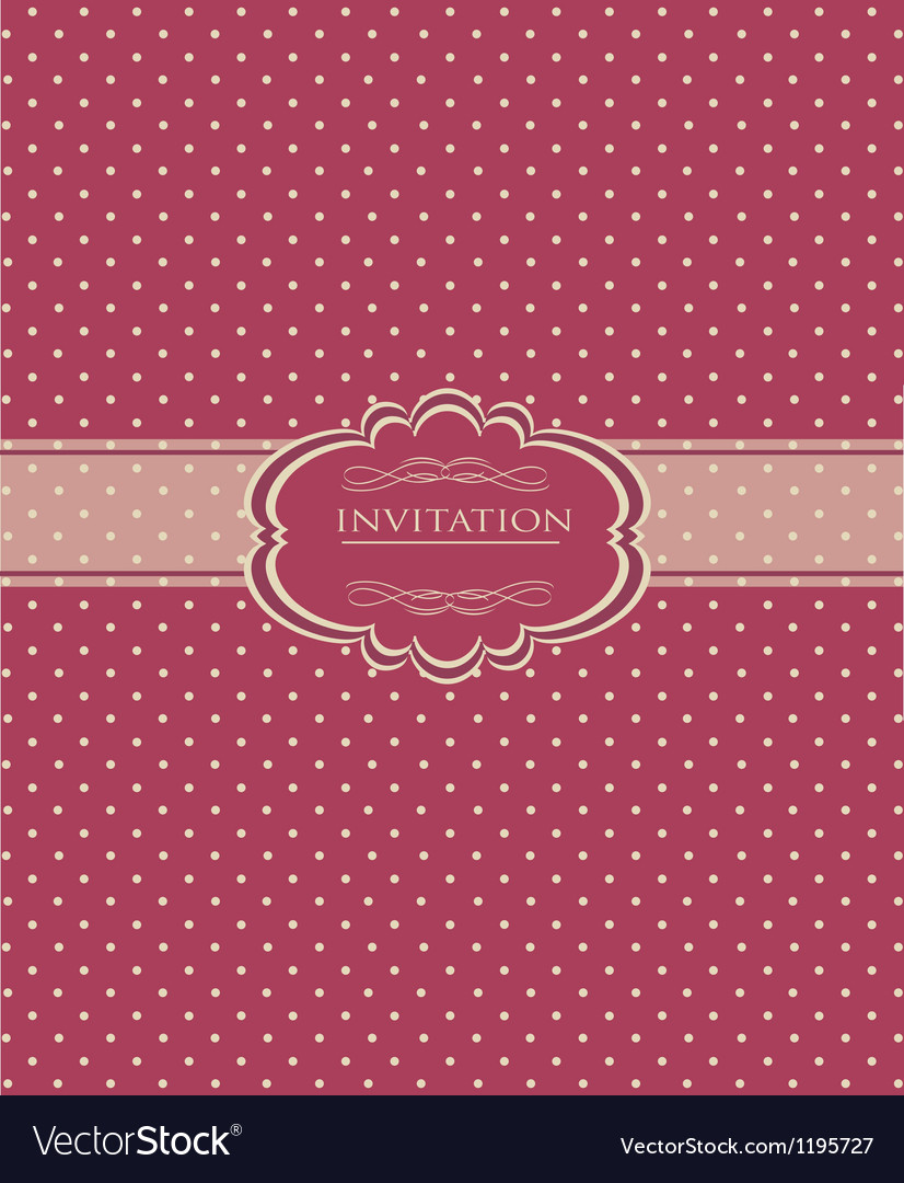 Vintage background for invitation card