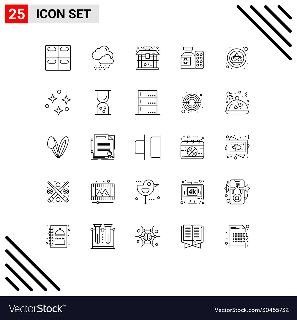 25 universal lines set for web and mobile