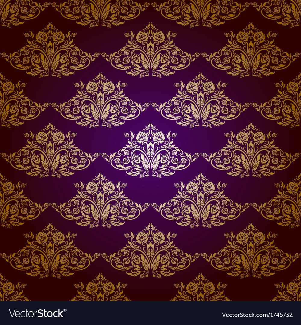 Damask Nahtlose Blumenmuster