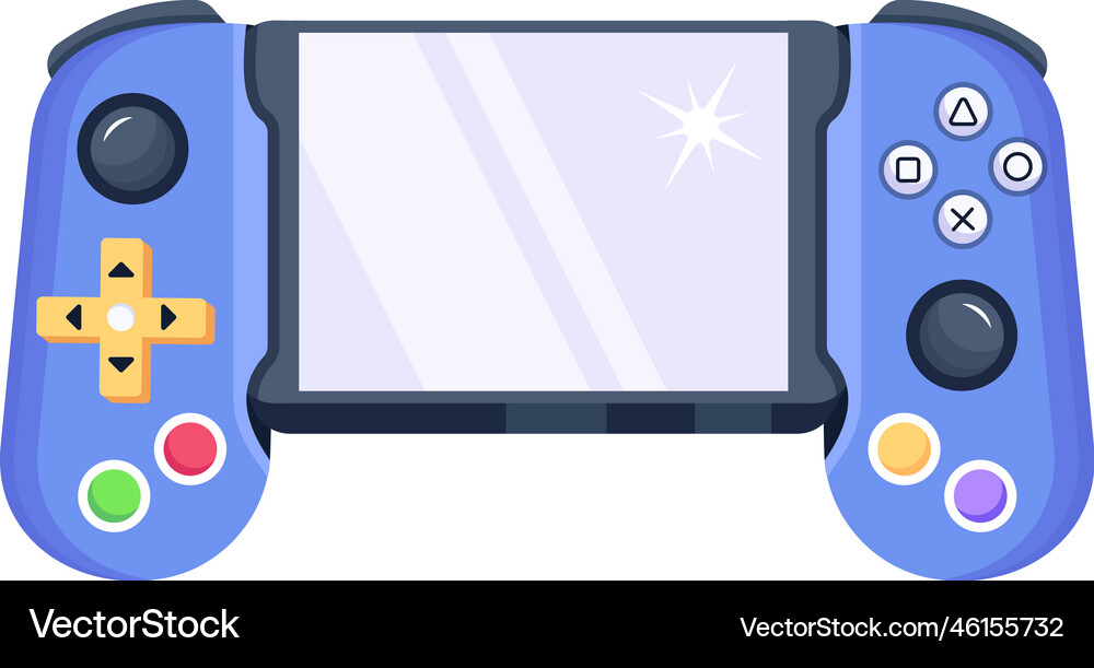 Portable game Royalty Free Vector Image - VectorStock