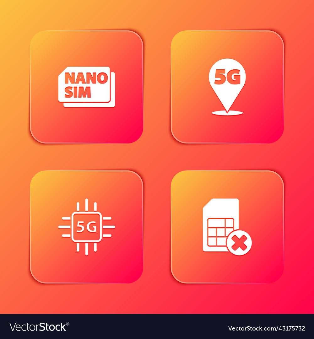 Set nano sim card location 5g network processor