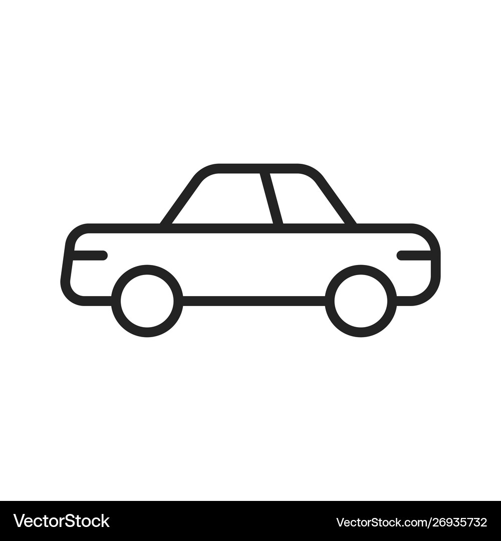 Transport web icons in line style train airplane Vector Image