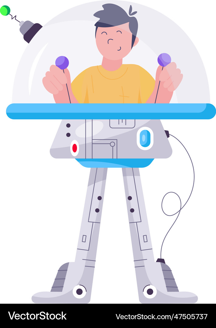 Bot technology Royalty Free Vector Image - VectorStock
