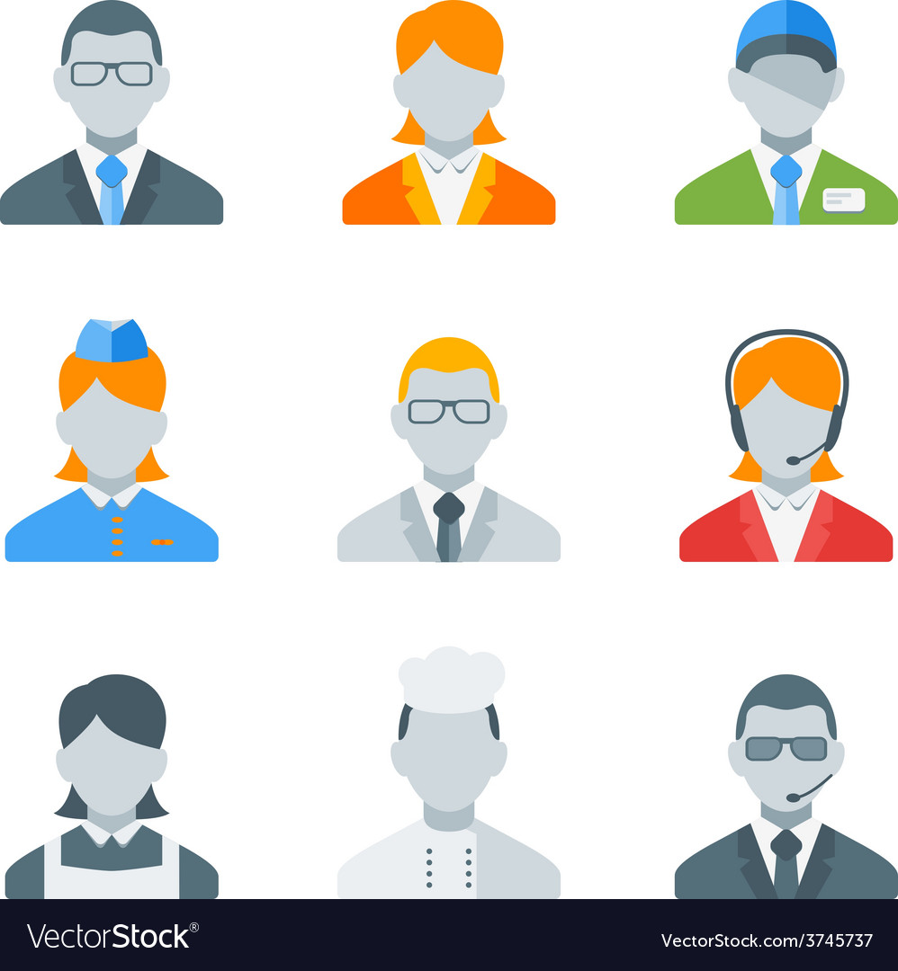Flat style icon set for web and mobile application