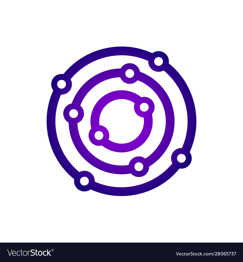 Technology abstract dot connection cross