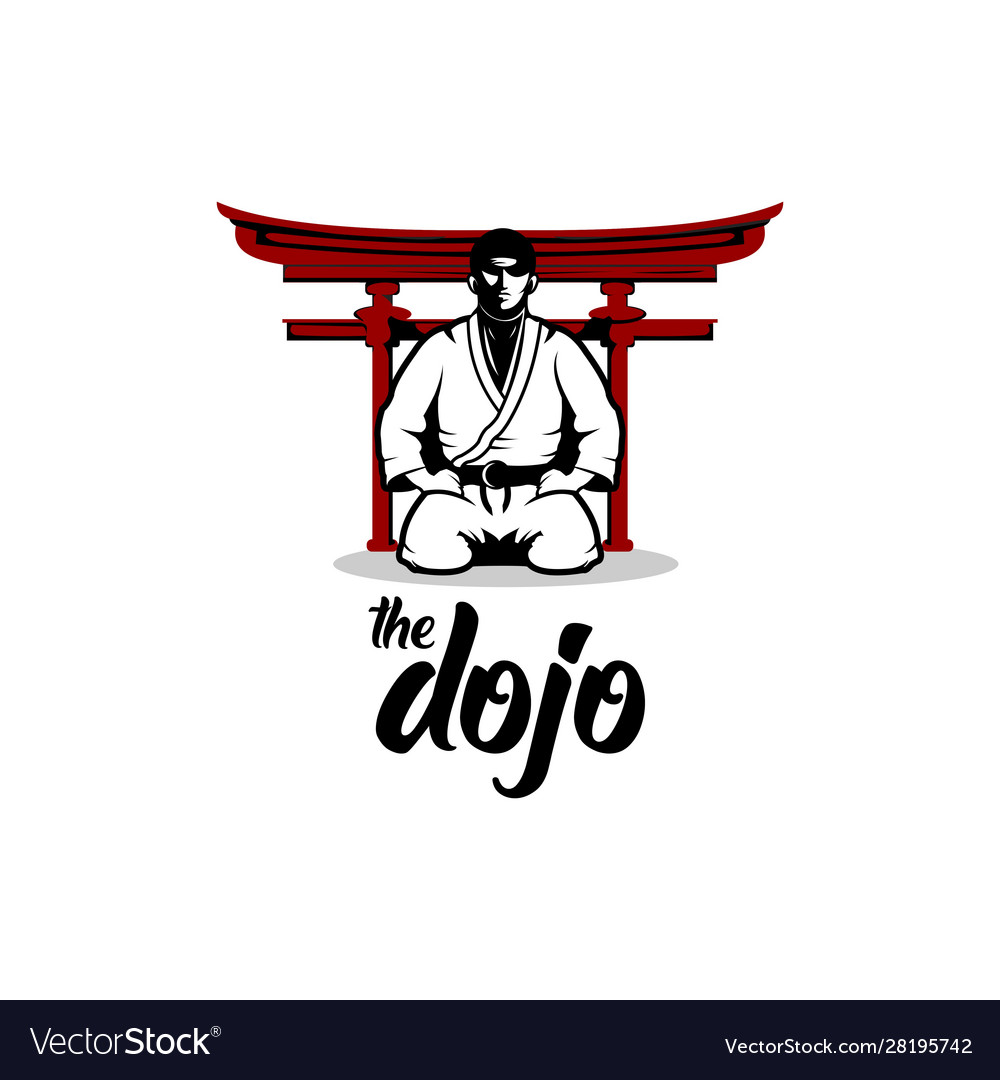 Dojo logo design Royalty Free Vector Image VectorStock