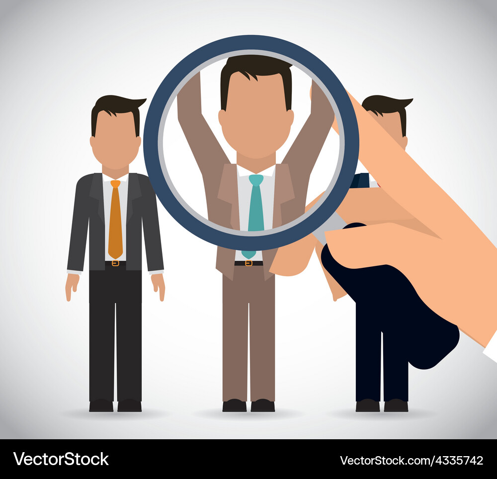 Human resources design Royalty Free Vector Image