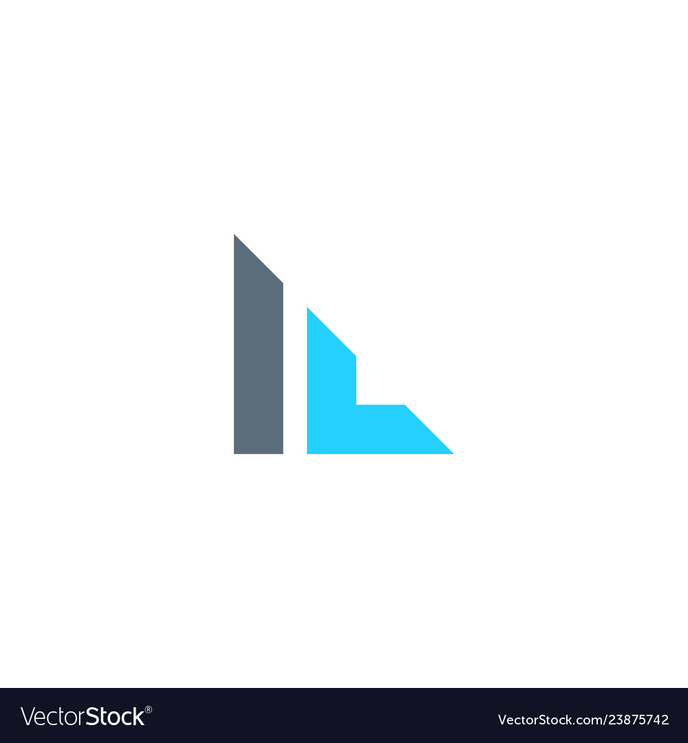 Initial f fi if il logo template icon element vector image Initial f fi if il logo template icon element