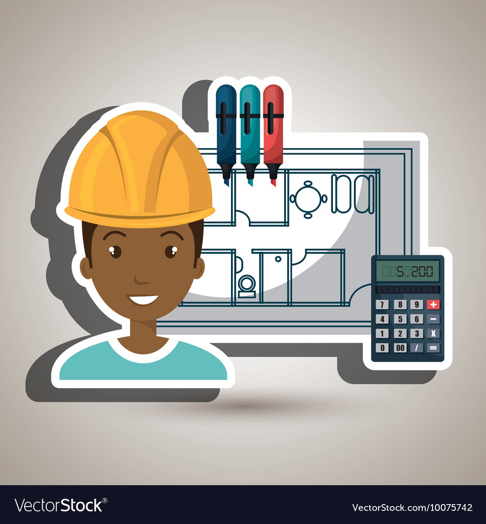 Man architecture calculator plans