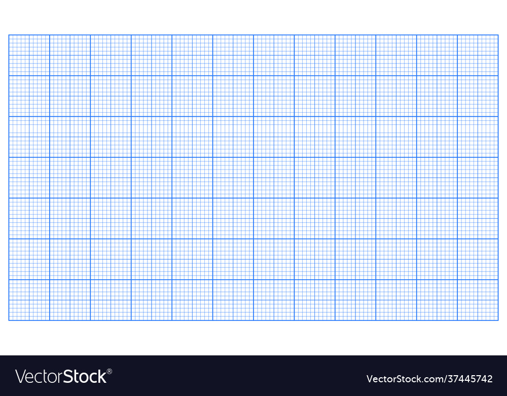 Millimeter graph paper grid abstract squared vector image Millimeter graph paper grid abstract squared
