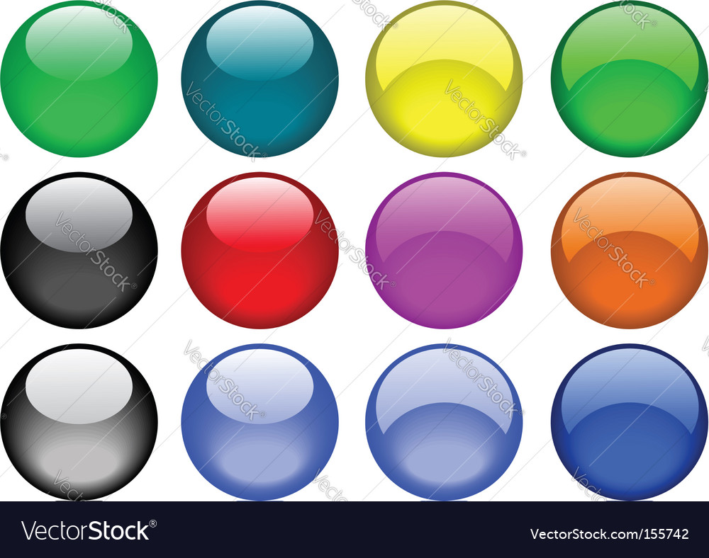 Modern Glass Buttons