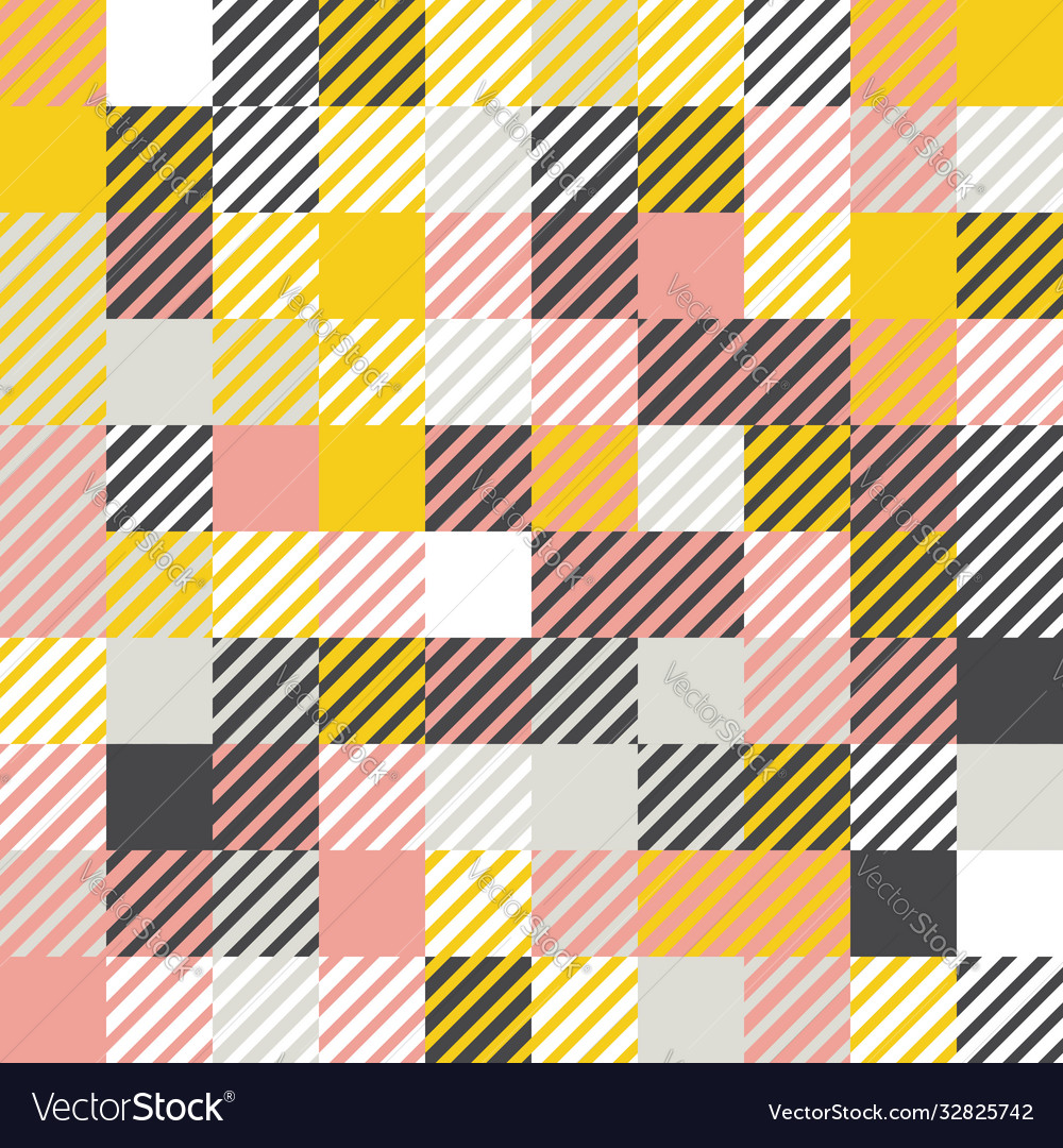 Random colored abstract geometric mosaic pattern