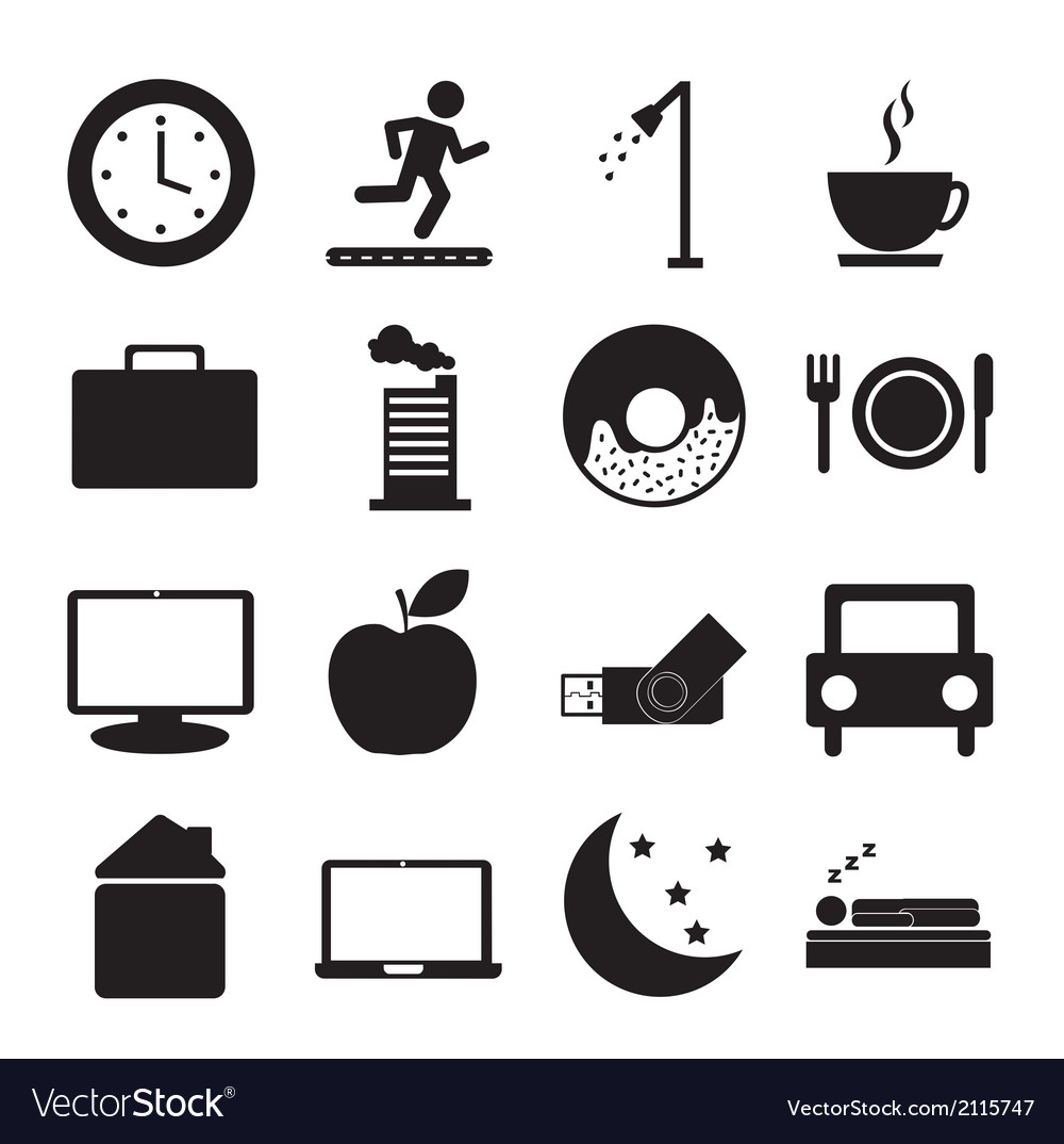 Daily Routine Icons