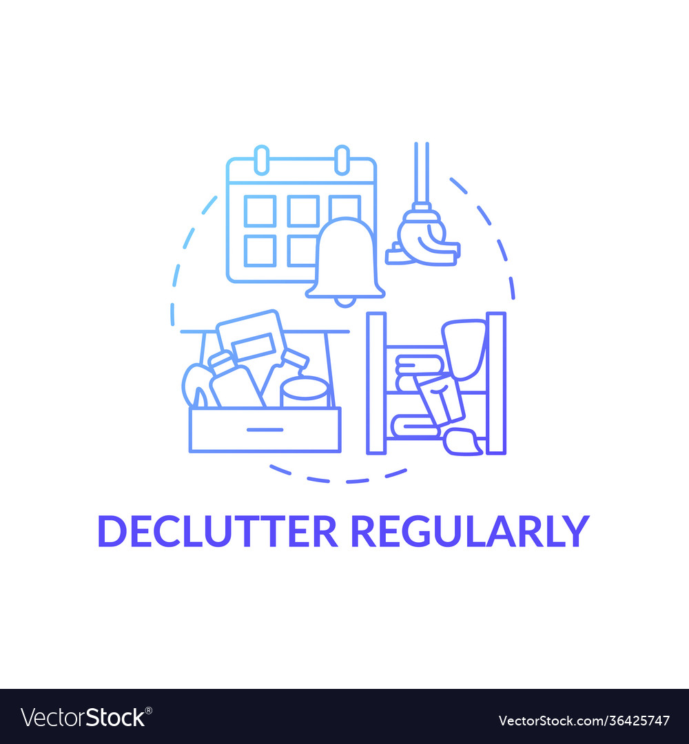 Declutter Regularly - Clean Home Icon
